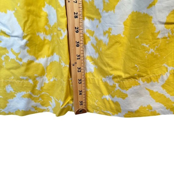 GAP Yellow Floral Midi Dress Cotton Sleeveless Size M Summer Cottagecore Picnic - Picture 14 of 14